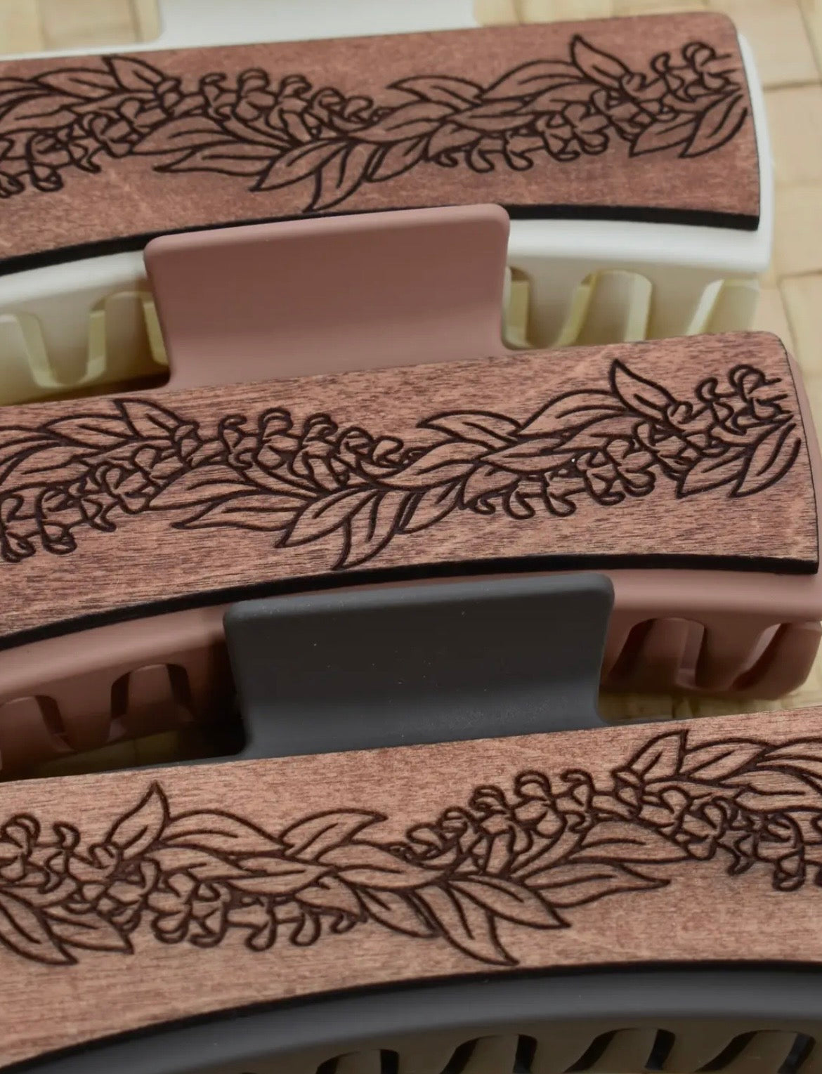 Handmade Wooden Hair Clip