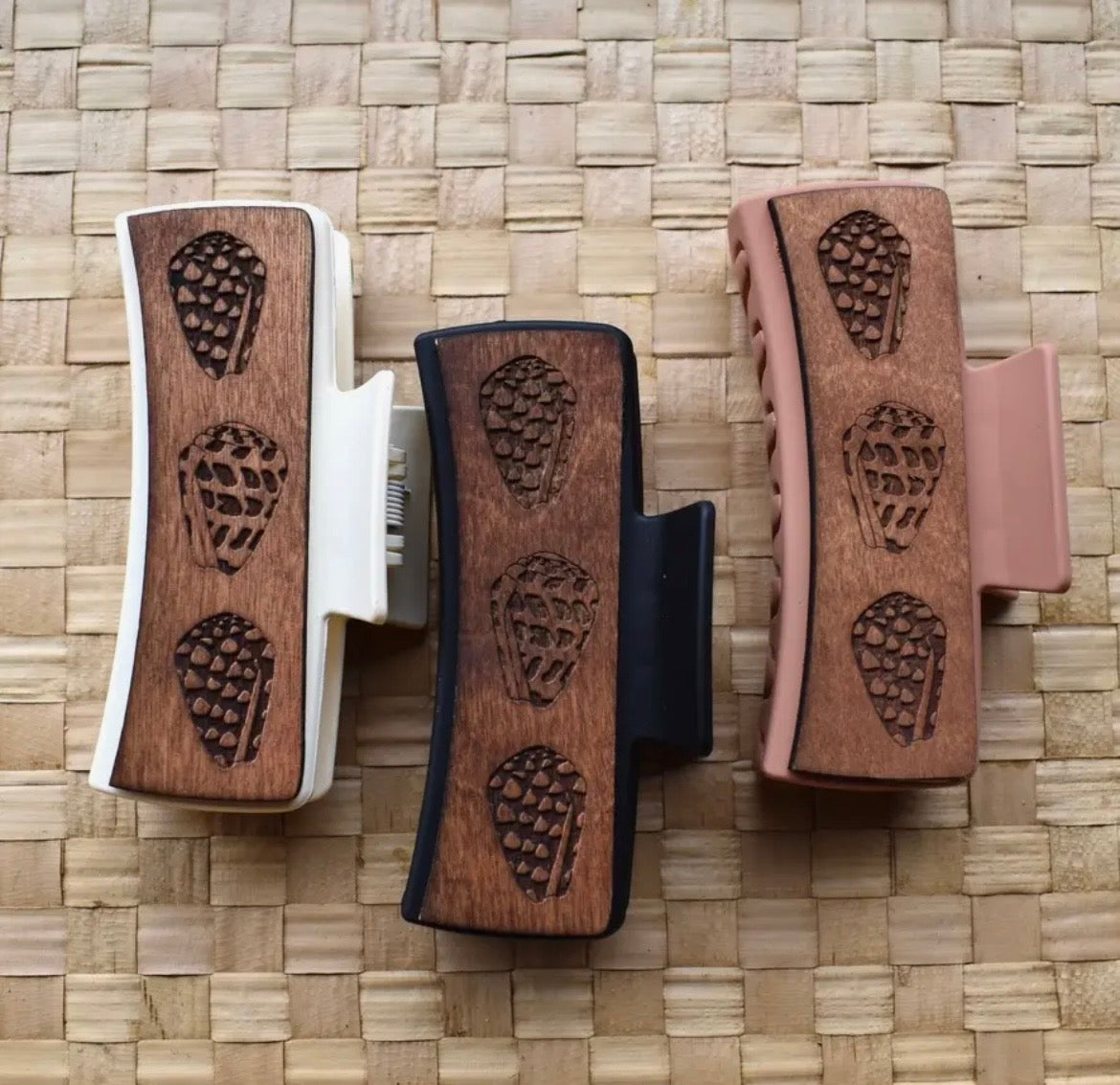 Handmade Wooden Hair Clip